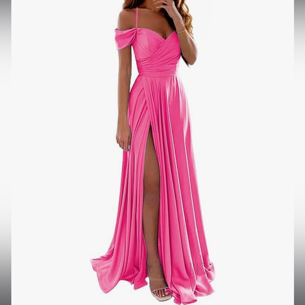 Pink bridesmaid dress